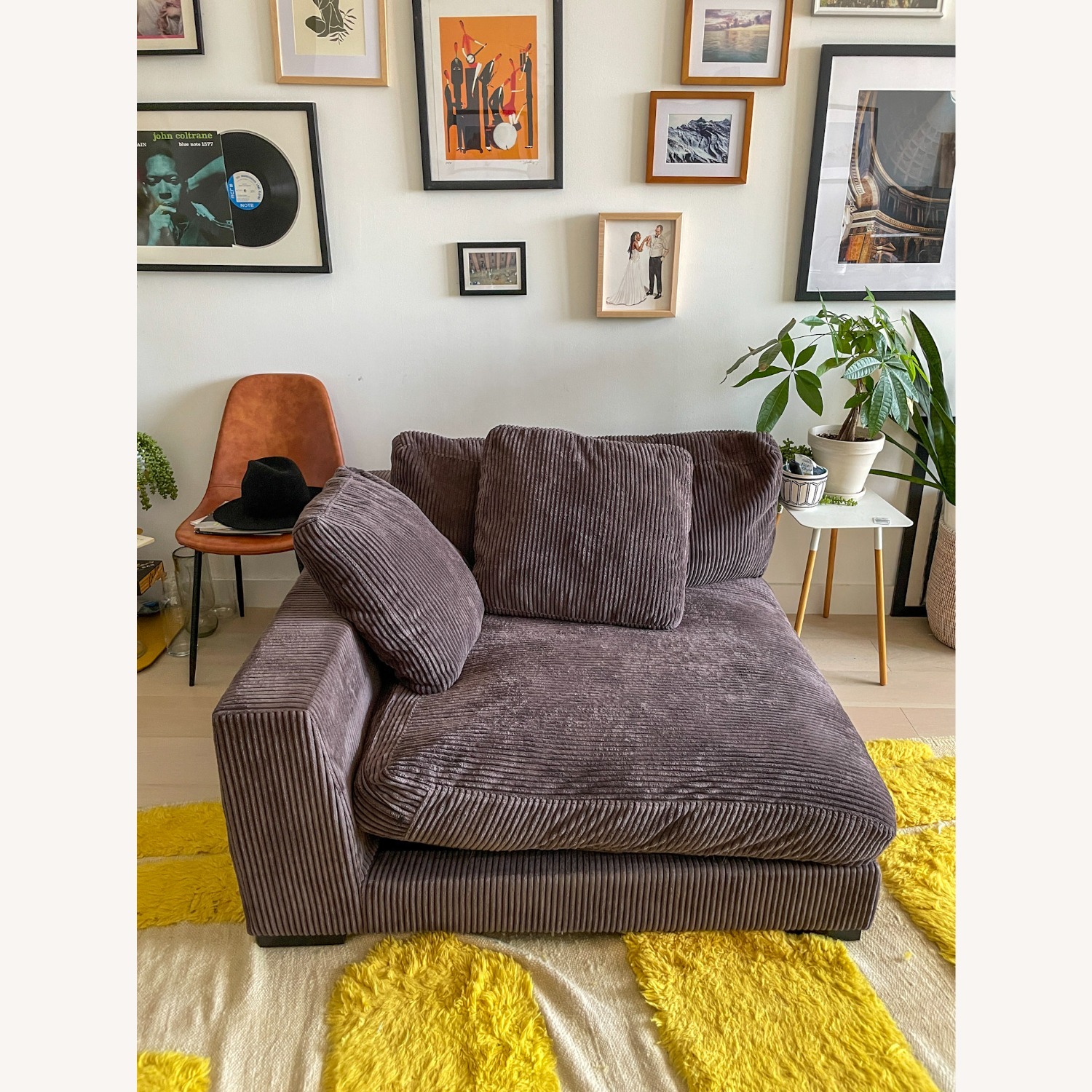 Dyphor Mocha Corduroy Sofa - image-3