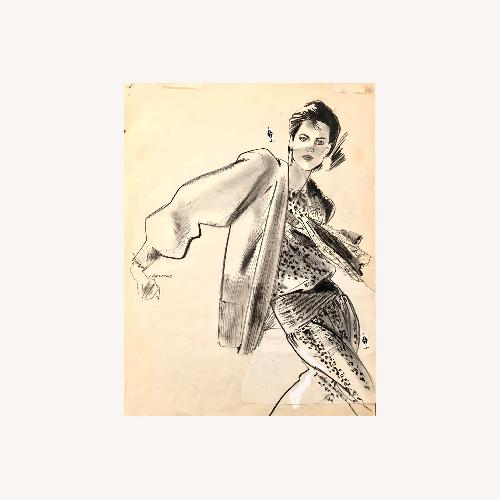 Used Fashion Illustration by Jay Crawford for sale on AptDeco