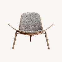 Hans Wegner Style Shell Chairs (Set of 2)