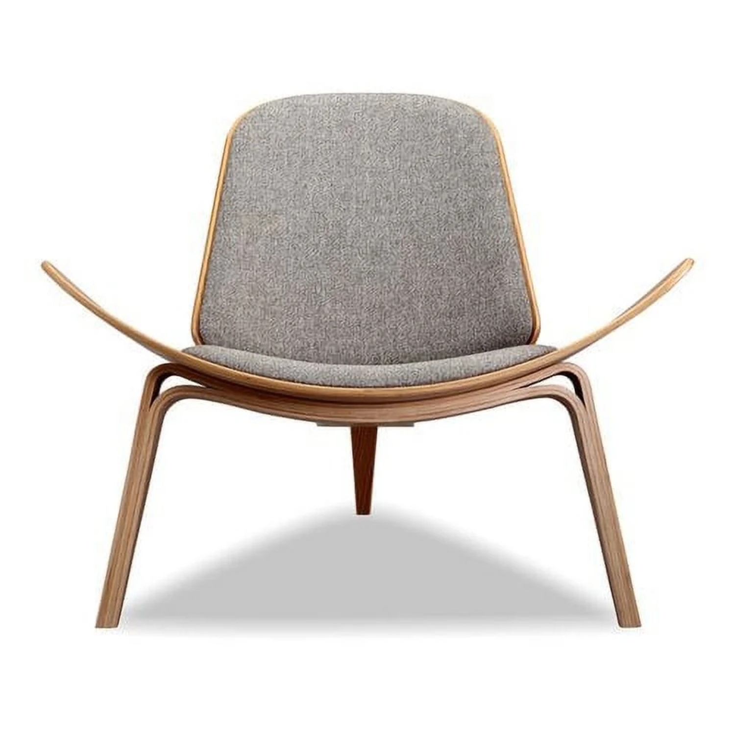 Hans Wegner Style Shell Chairs (Set of 2) - image-6