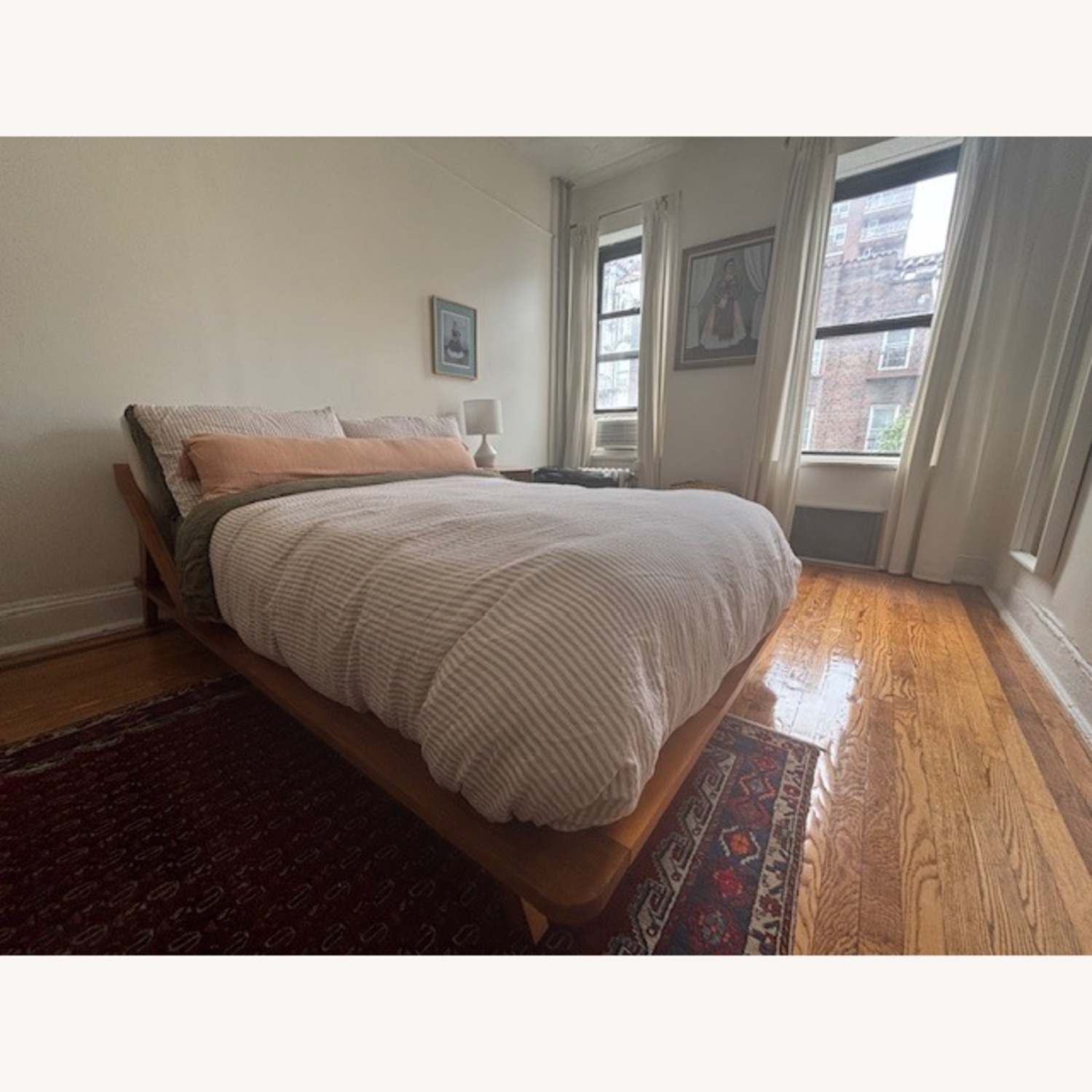 CB2 Drommen Acacia Full Platform Bed Frame - image-2