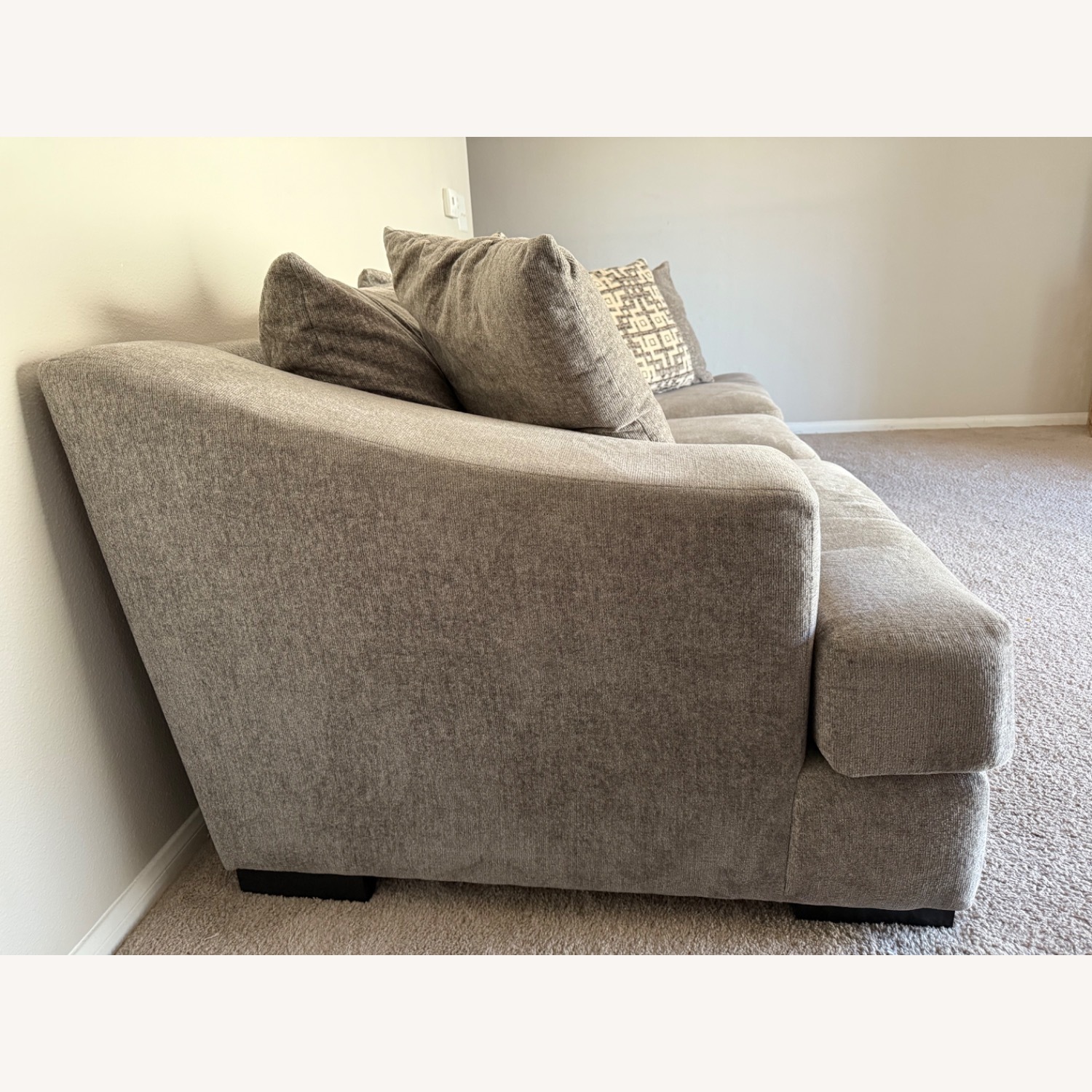 Sofa With Accent Pillows - image-2