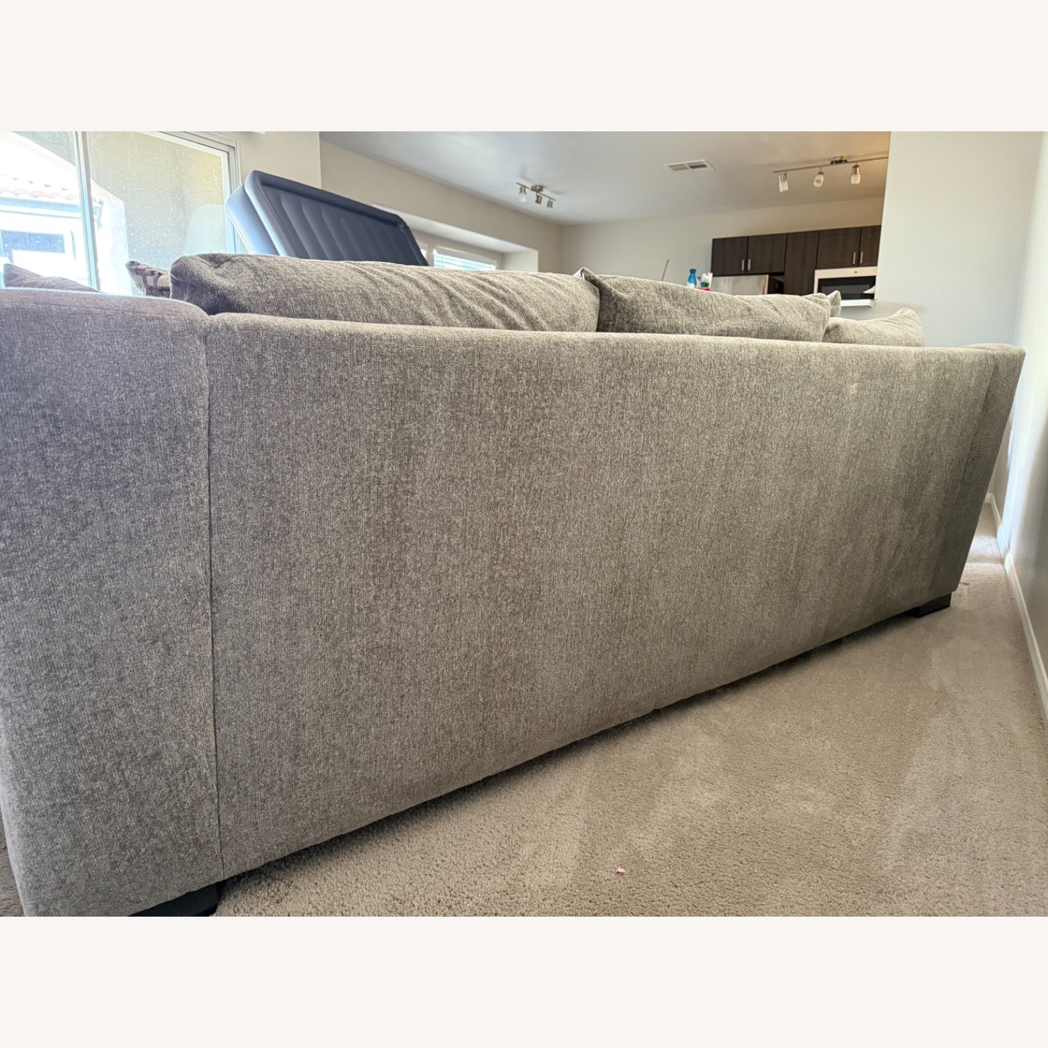 Sofa With Accent Pillows - image-3