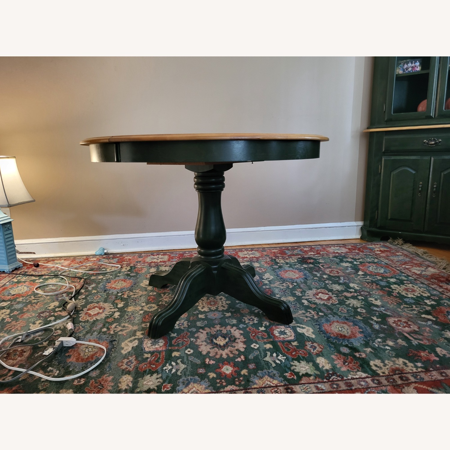 Natural Wood Round Kitchen/Dining Table - image-3