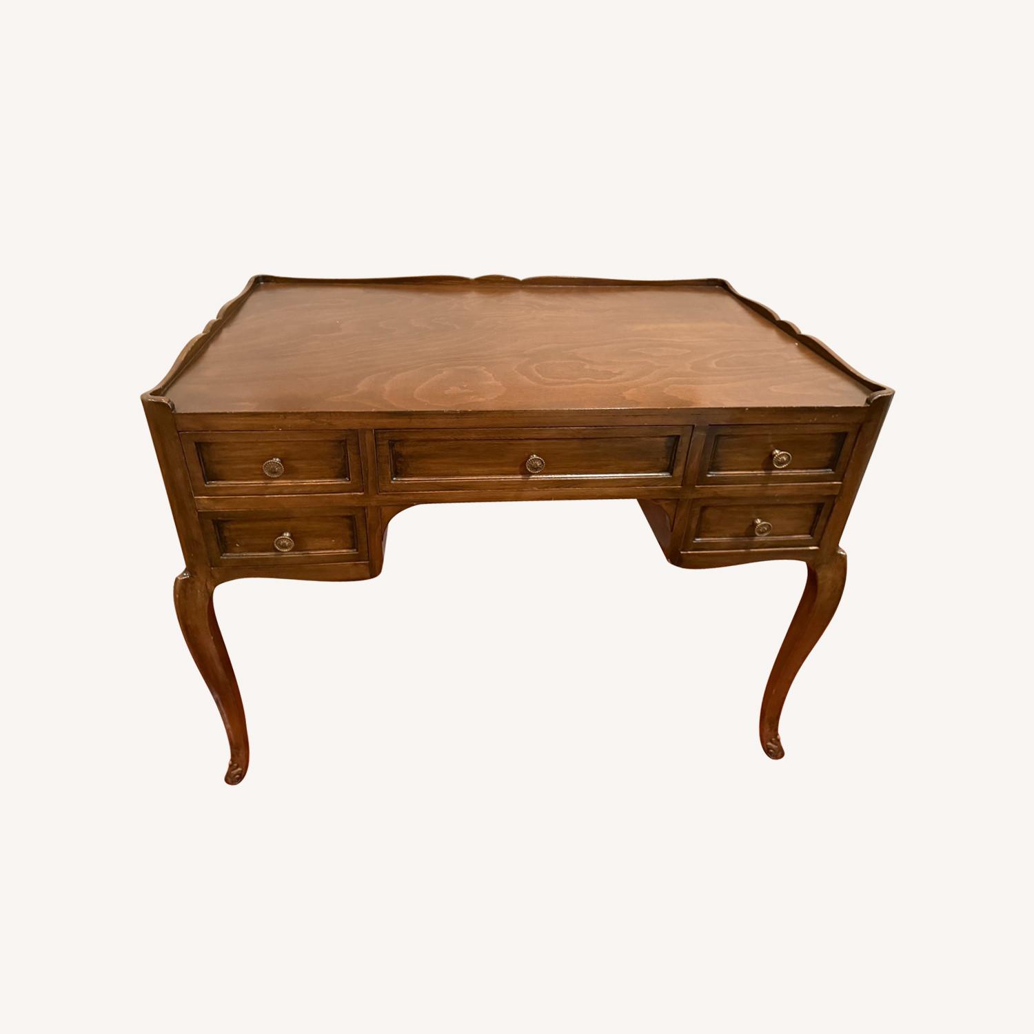 Antique Italian Wood Desk - image-0