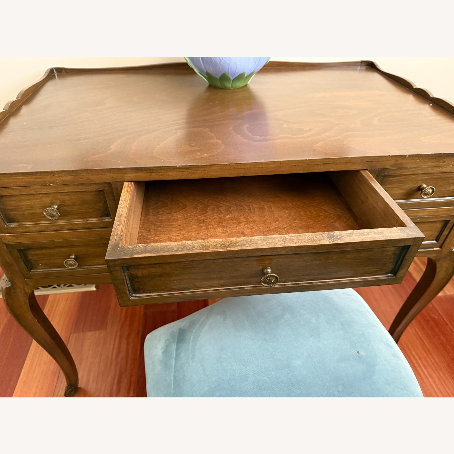 Antique Italian Wood Desk - image-2