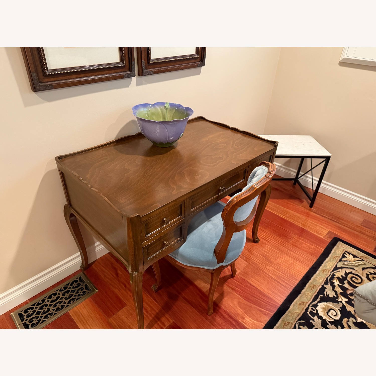 Antique Italian Wood Desk - image-5