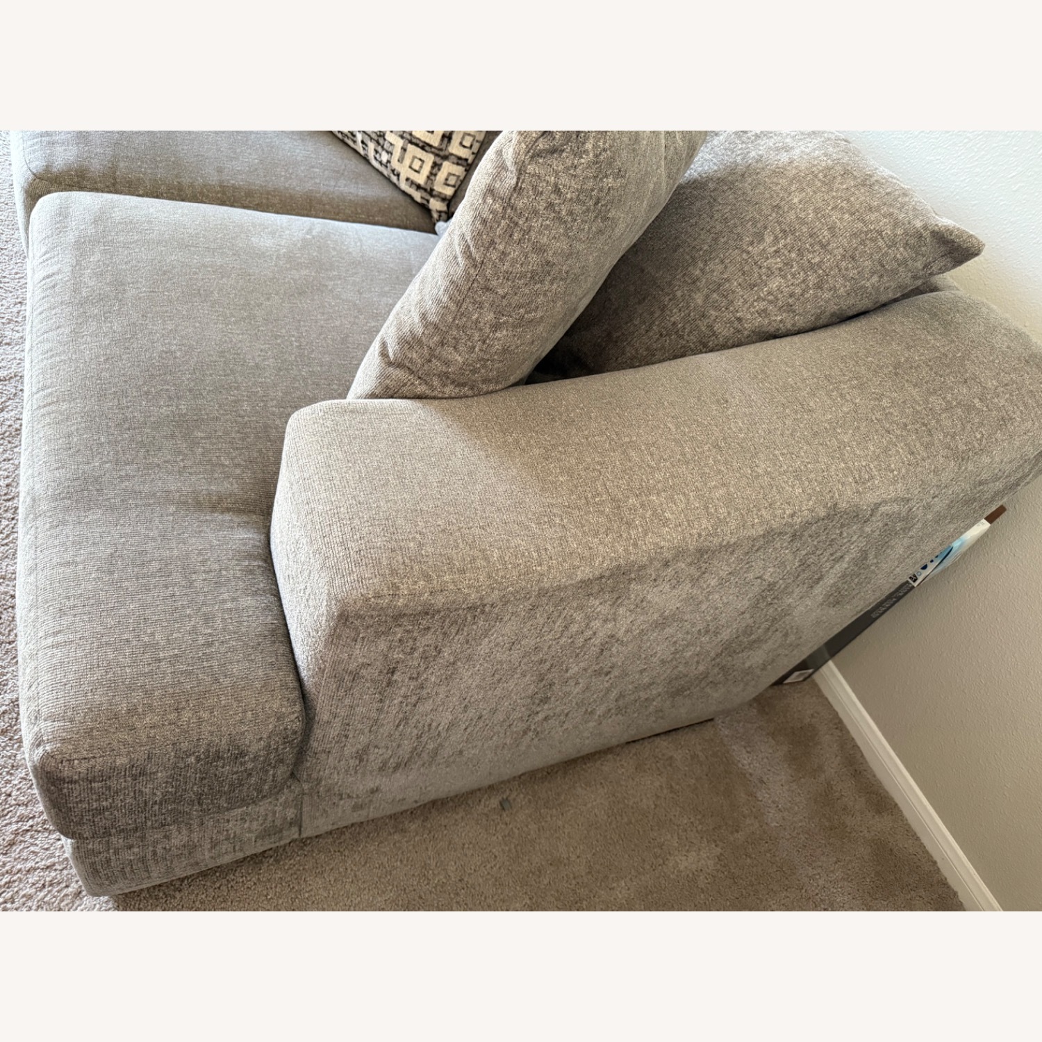 Loveseat with Accent Pillows - image-3