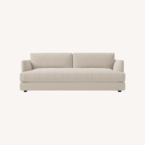 Used Haven 79" Sleeper Sofa, Performance Velvet, Sand for sale on AptDeco