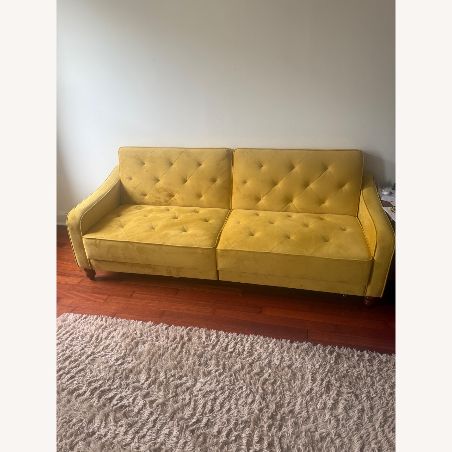 The Novogratz Vintage Tufted Split Back Futon - image-1