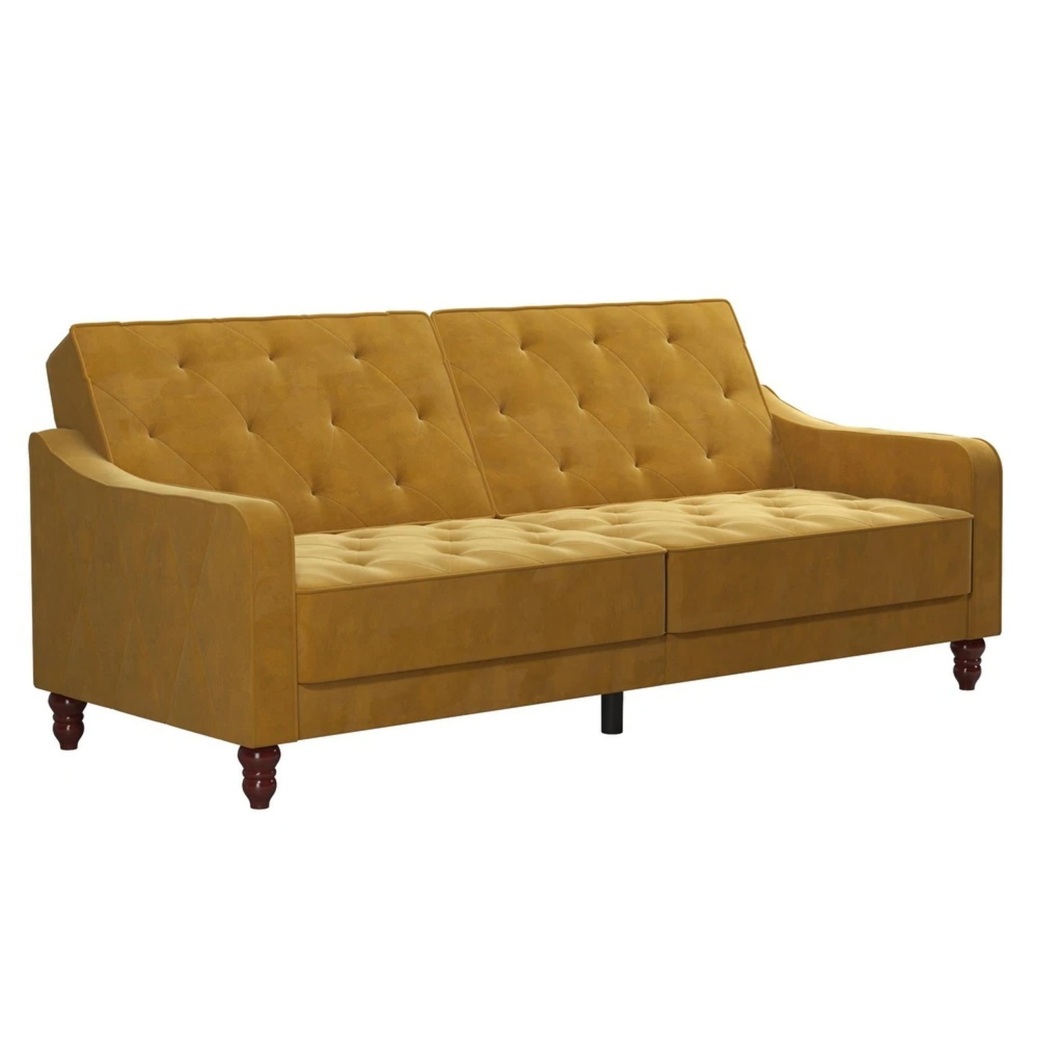 The Novogratz Vintage Tufted Split Back Futon - image-4