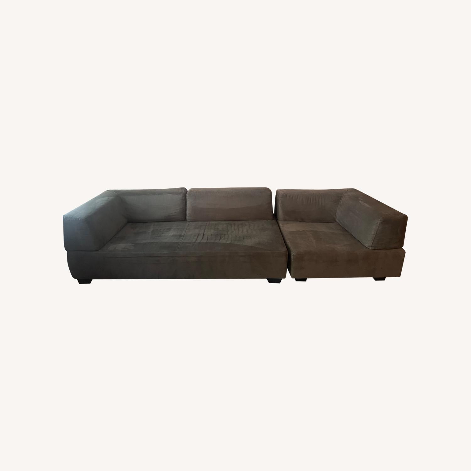 West Elm Gray Tillary Modular Sectional Sofa - image-0