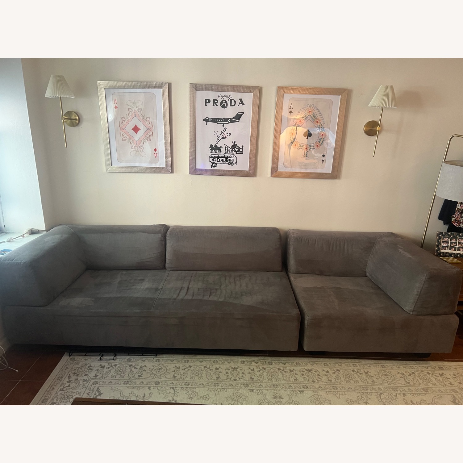 West Elm Gray Tillary Modular Sectional Sofa - image-2