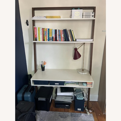 Used West Elm Ladder Shelf Desk  for sale on AptDeco