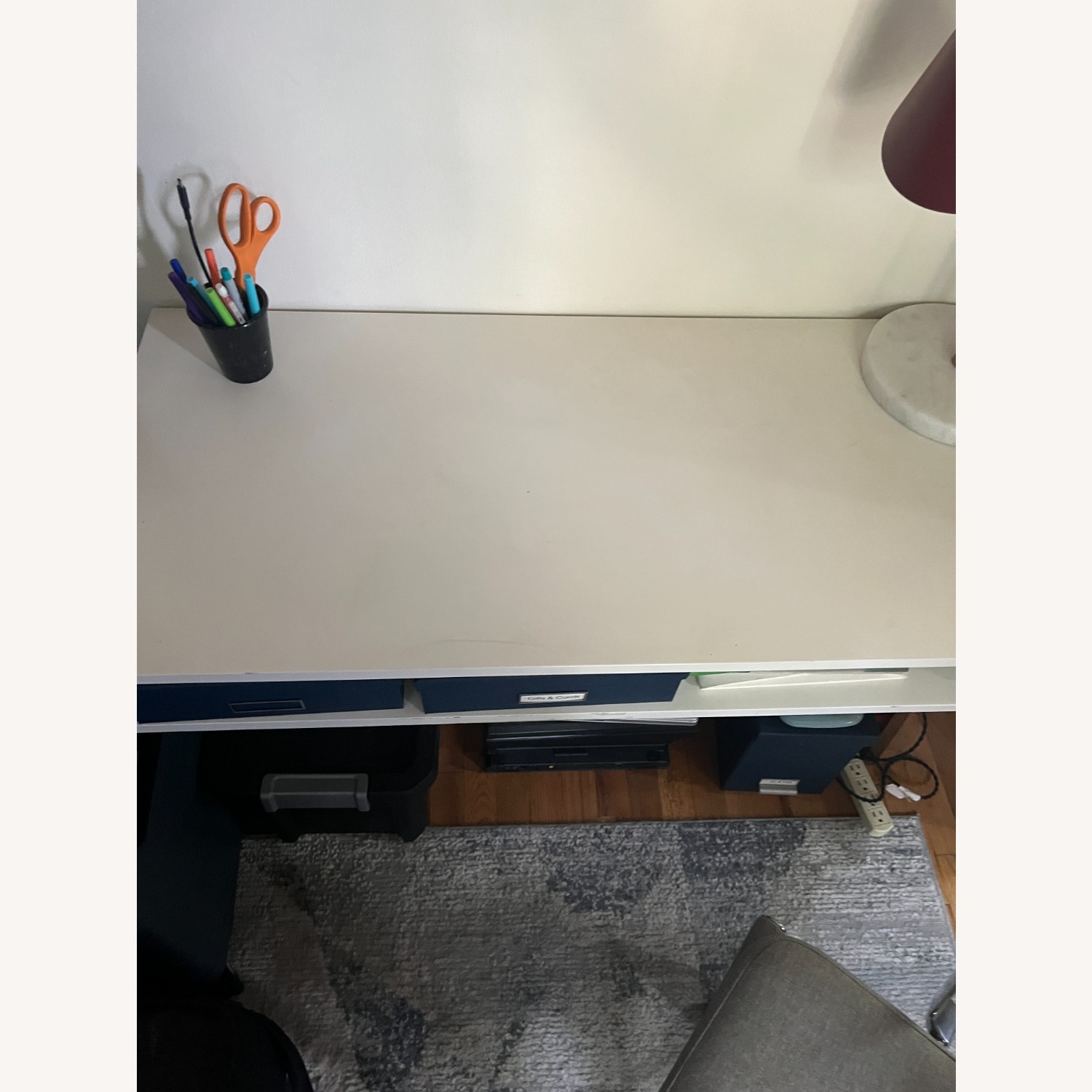 West Elm Ladder Shelf Desk  - image-5