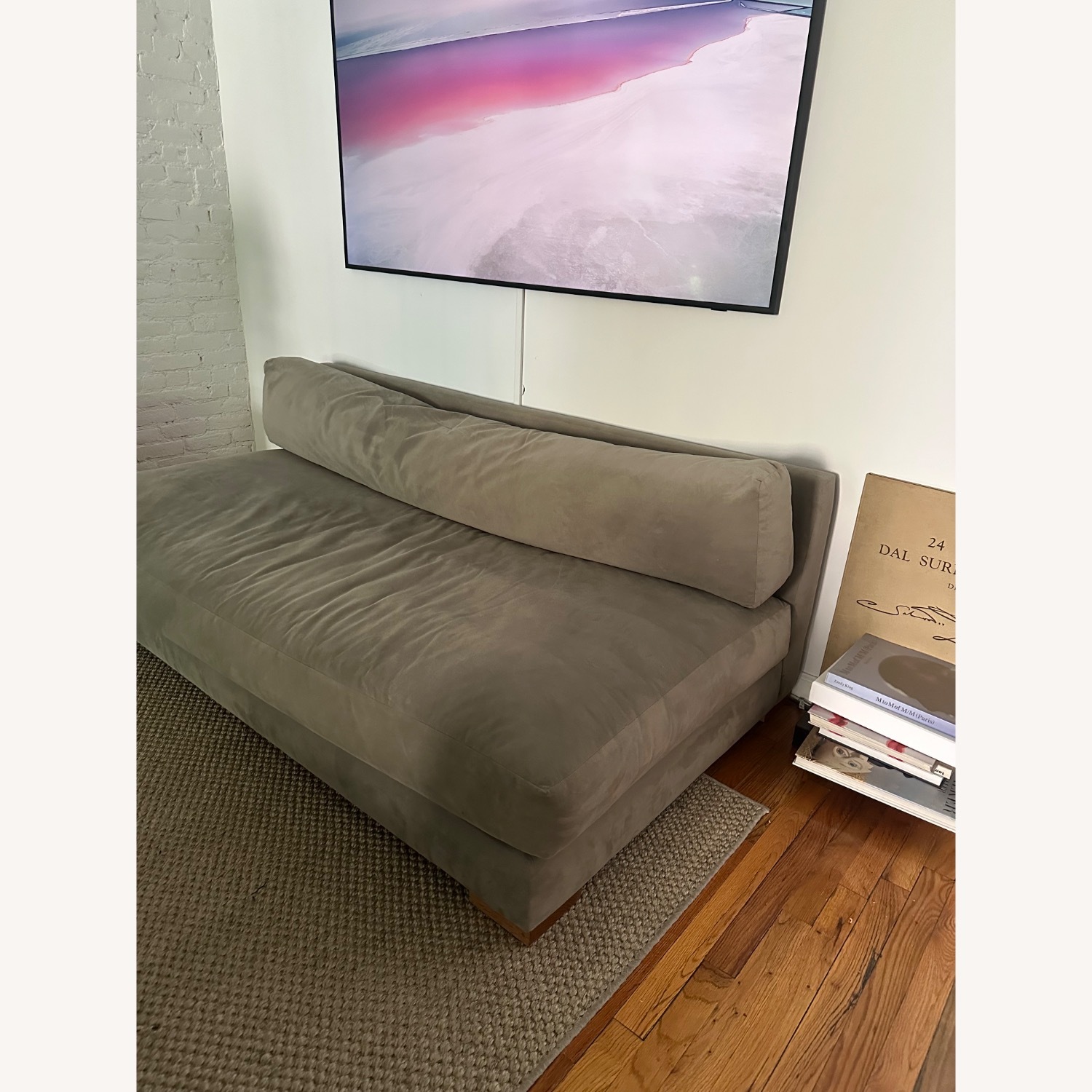 CB2 Piazza Sofa Light Grey  - image-2