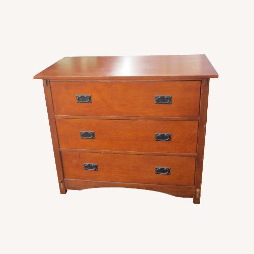 Used Vintage Chest of Drawers Dress Buffet Solid Wood for sale on AptDeco