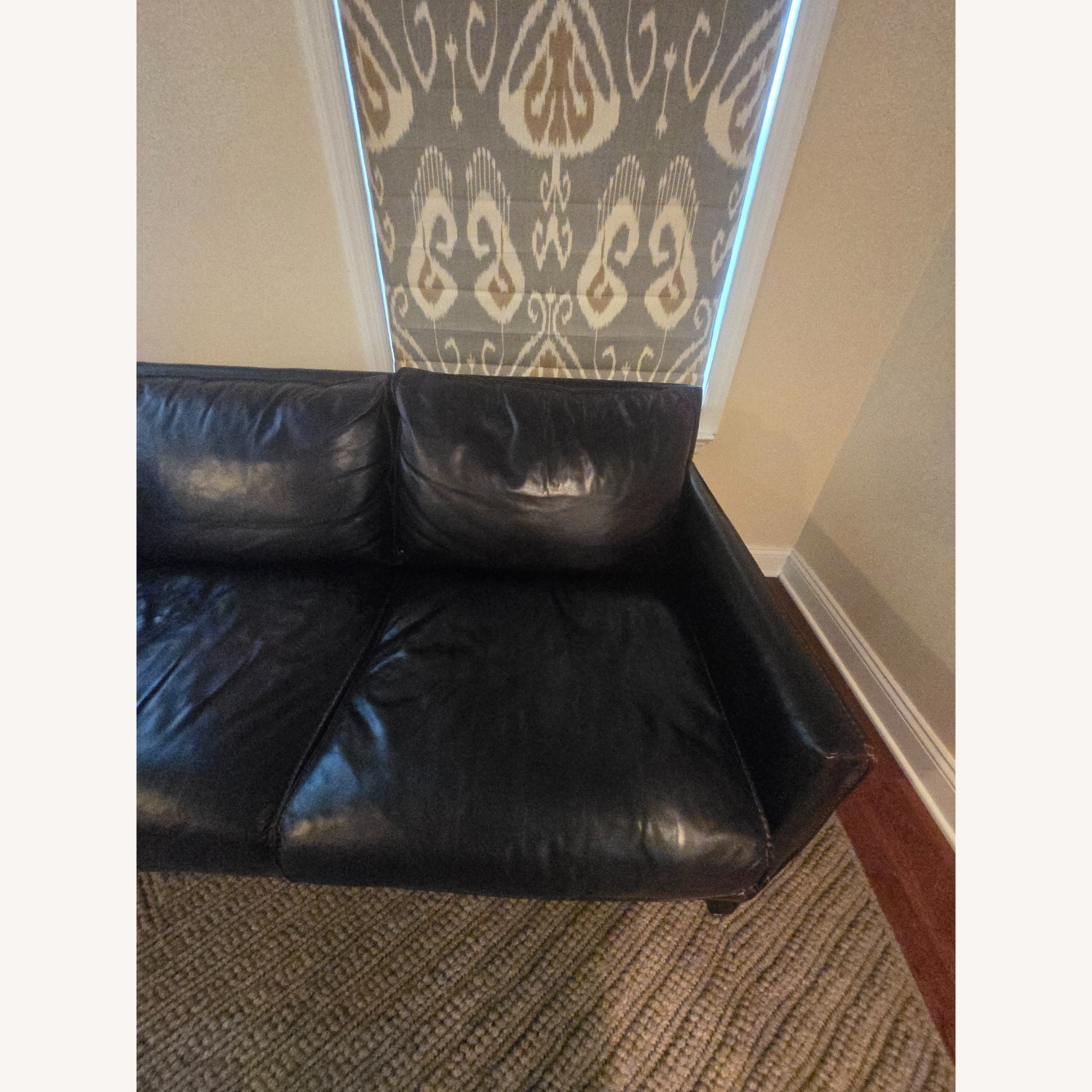Room & Board Coffee Brown Leather Sofa - image-12