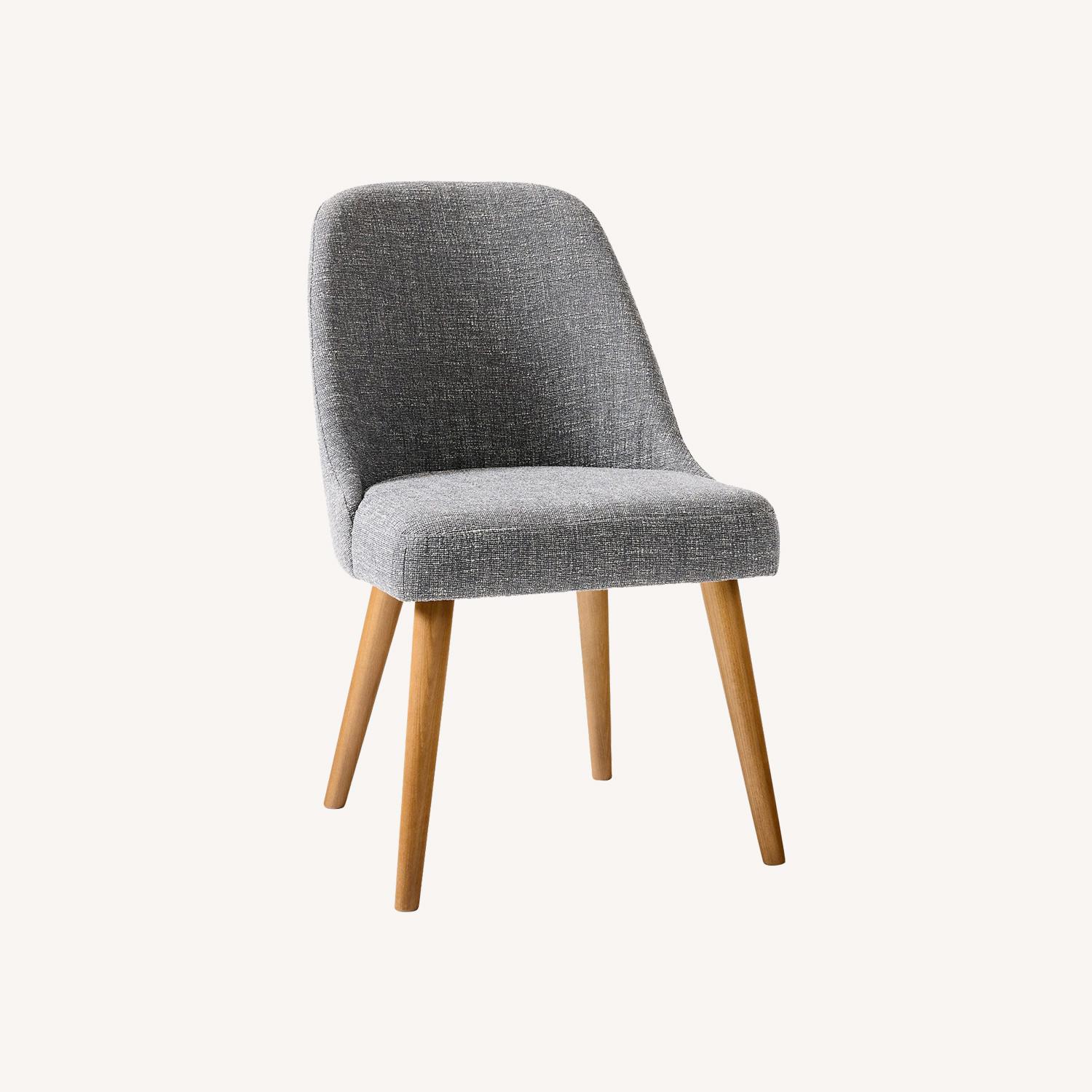 West Elm Mid-Century Upholstered Dining Chair Set of 4 - image-0