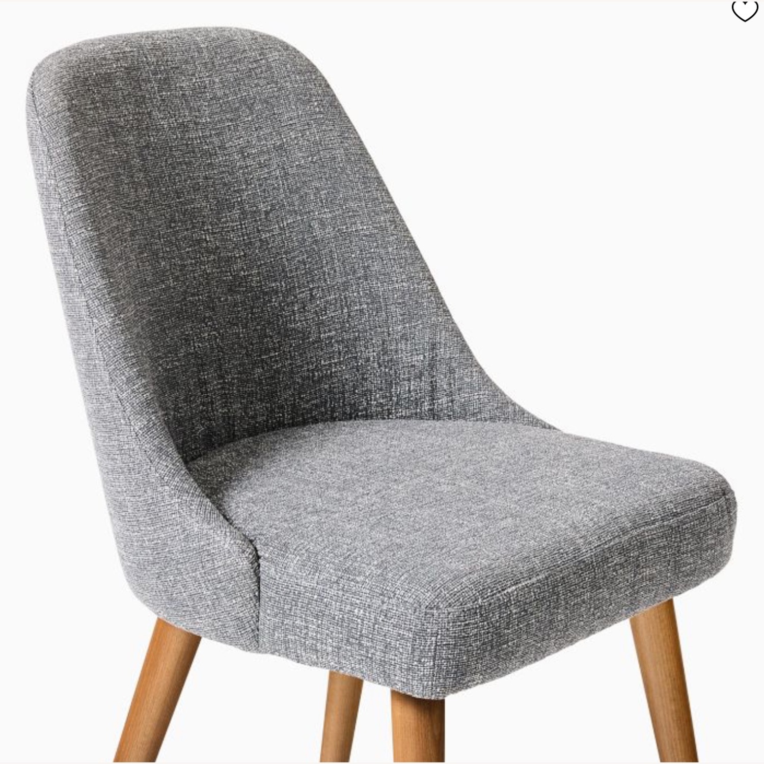 West Elm Mid-Century Upholstered Dining Chair Set of 4 - image-2