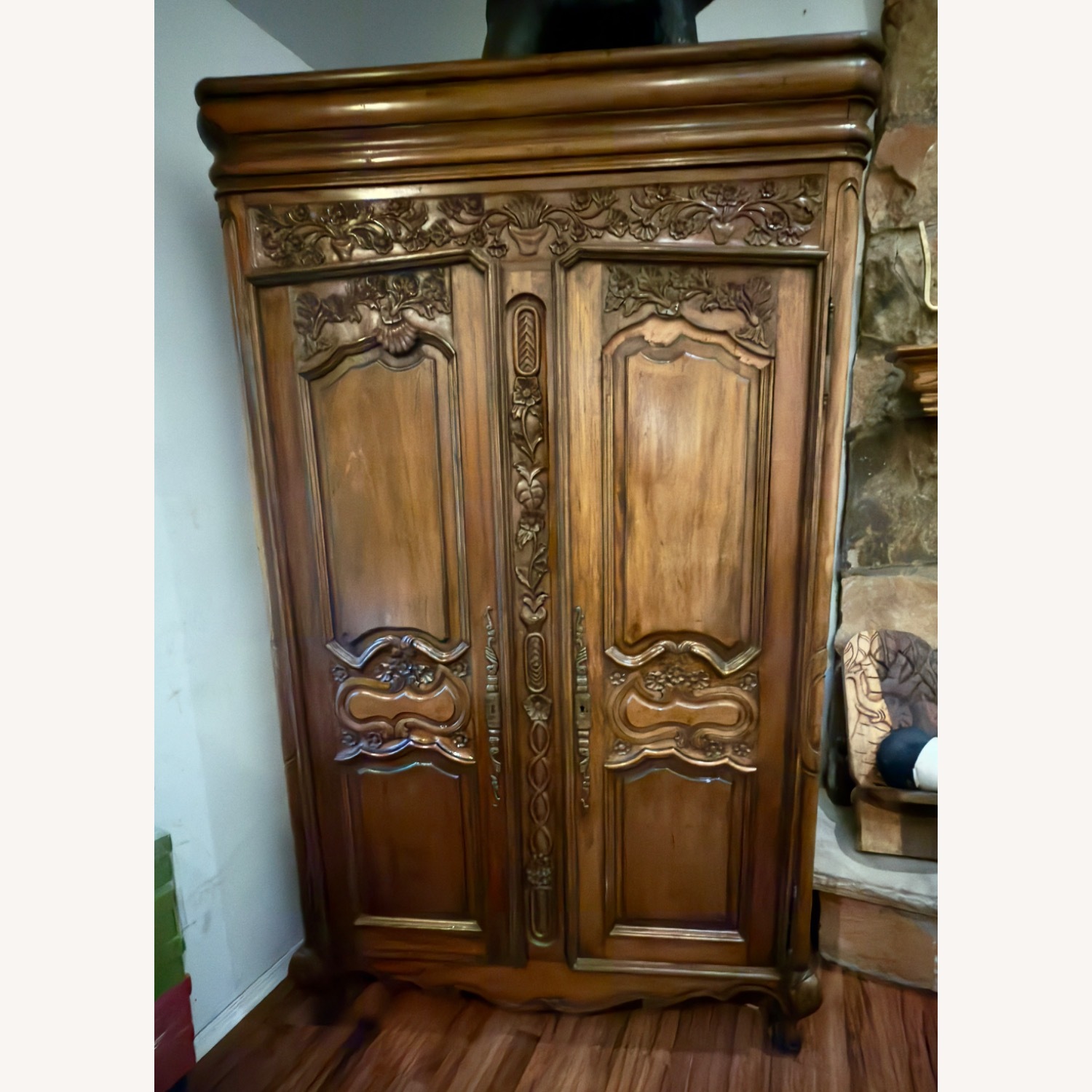 Thomasville French Provincial Armoire Wardrobe - image-5