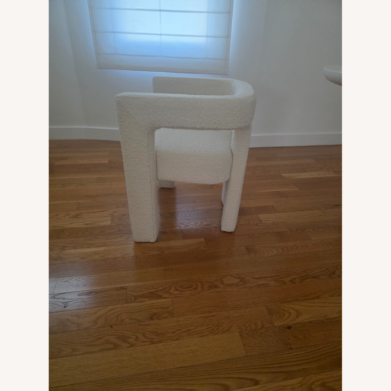CB2 Stature Ivory Boucle Dining Chairs - image-2
