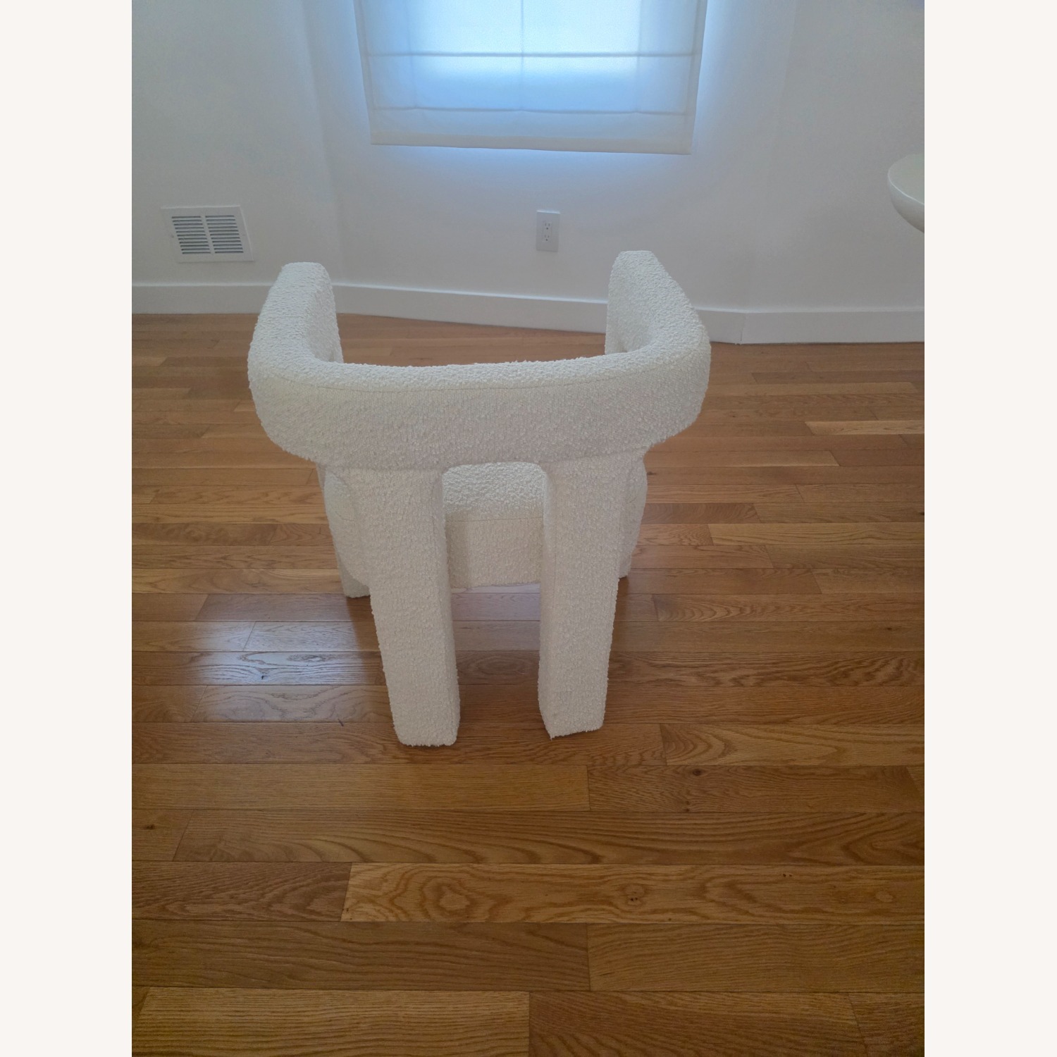 CB2 Stature Ivory Boucle Dining Chairs - image-3