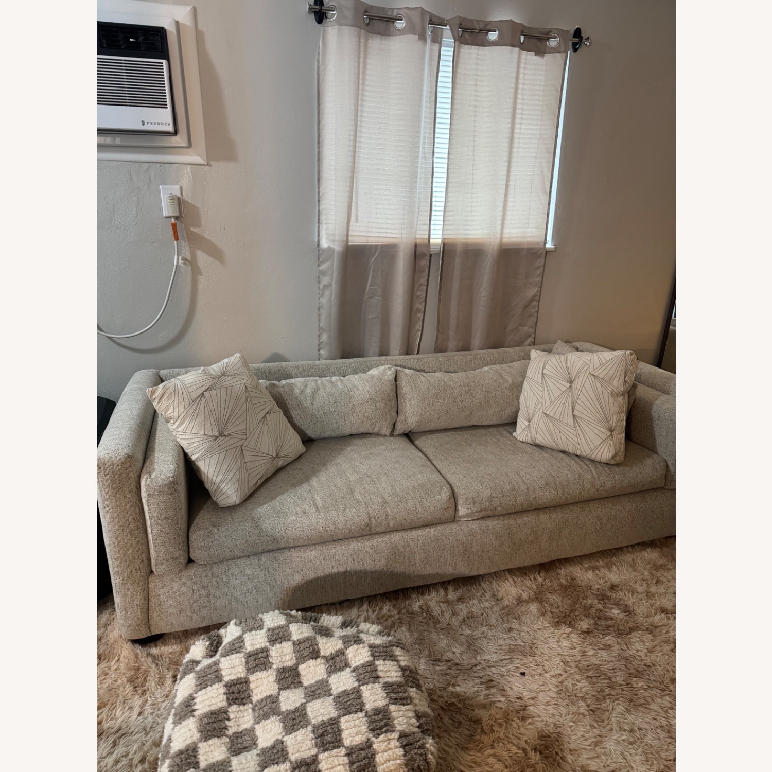 Home Goods Natural Plush Sofa  - image-3