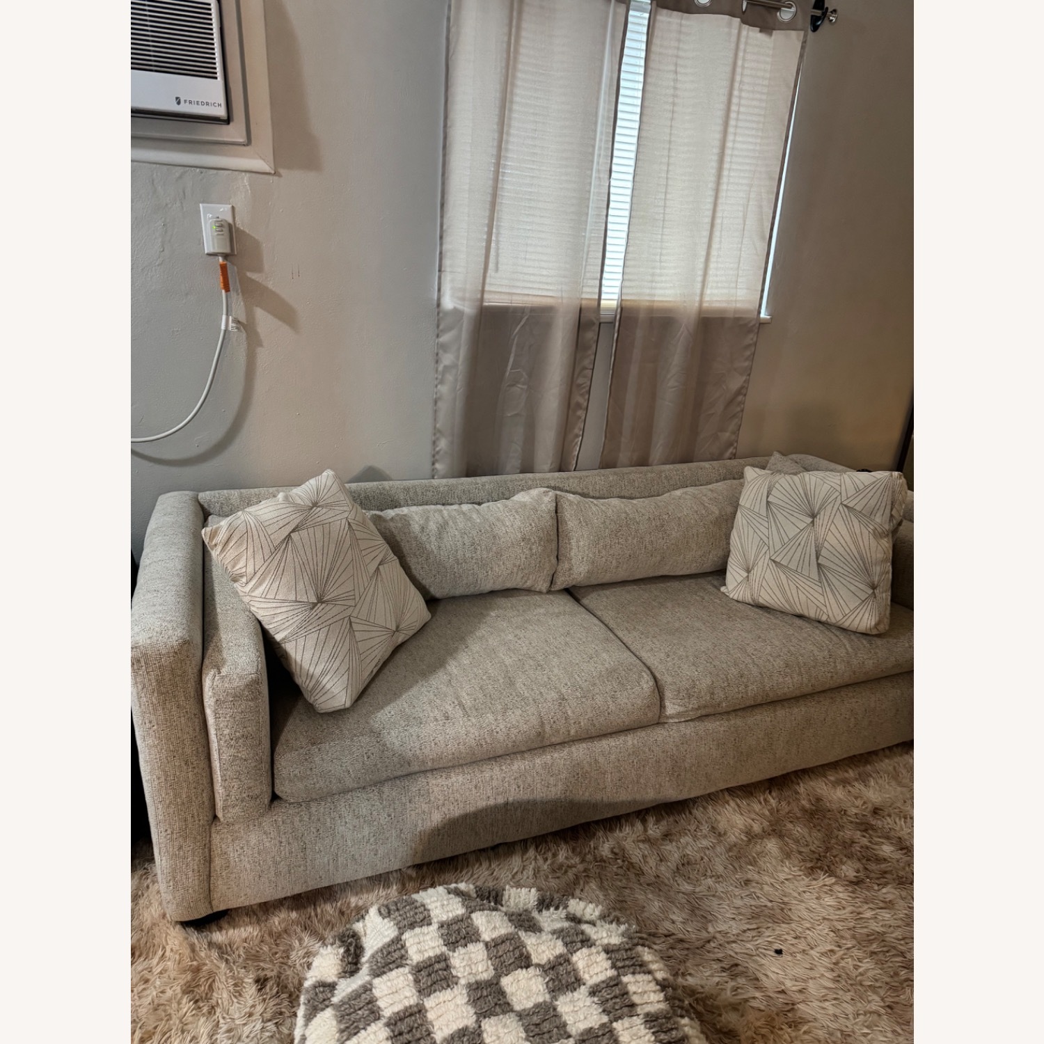Home Goods Natural Plush Sofa  - image-2