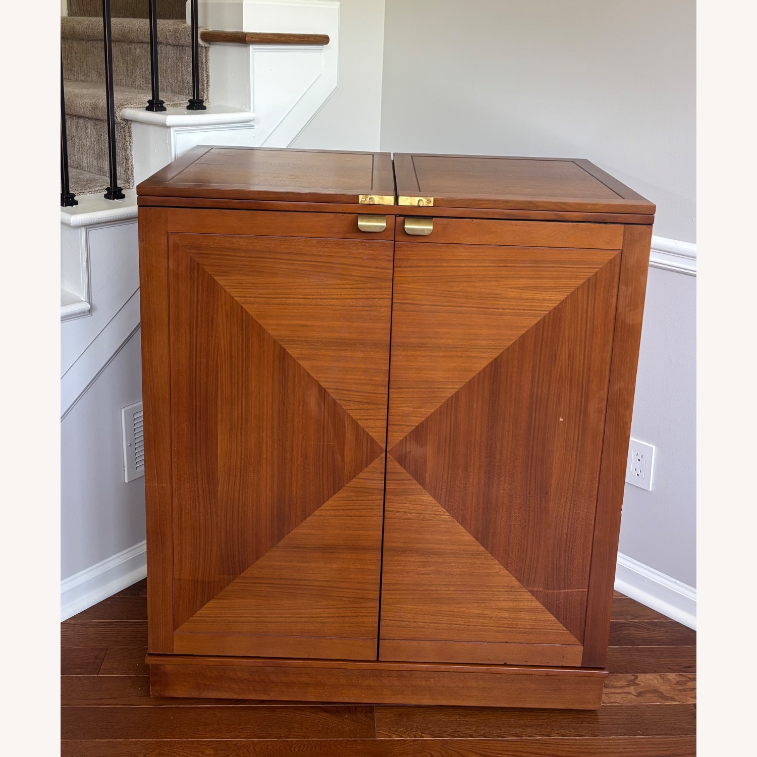 Crate and Barrel Maxine Bar Cabinet - image-1