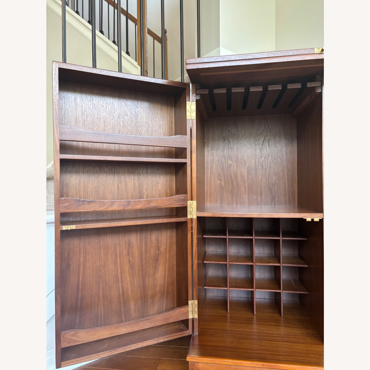 Crate and Barrel Maxine Bar Cabinet - image-5