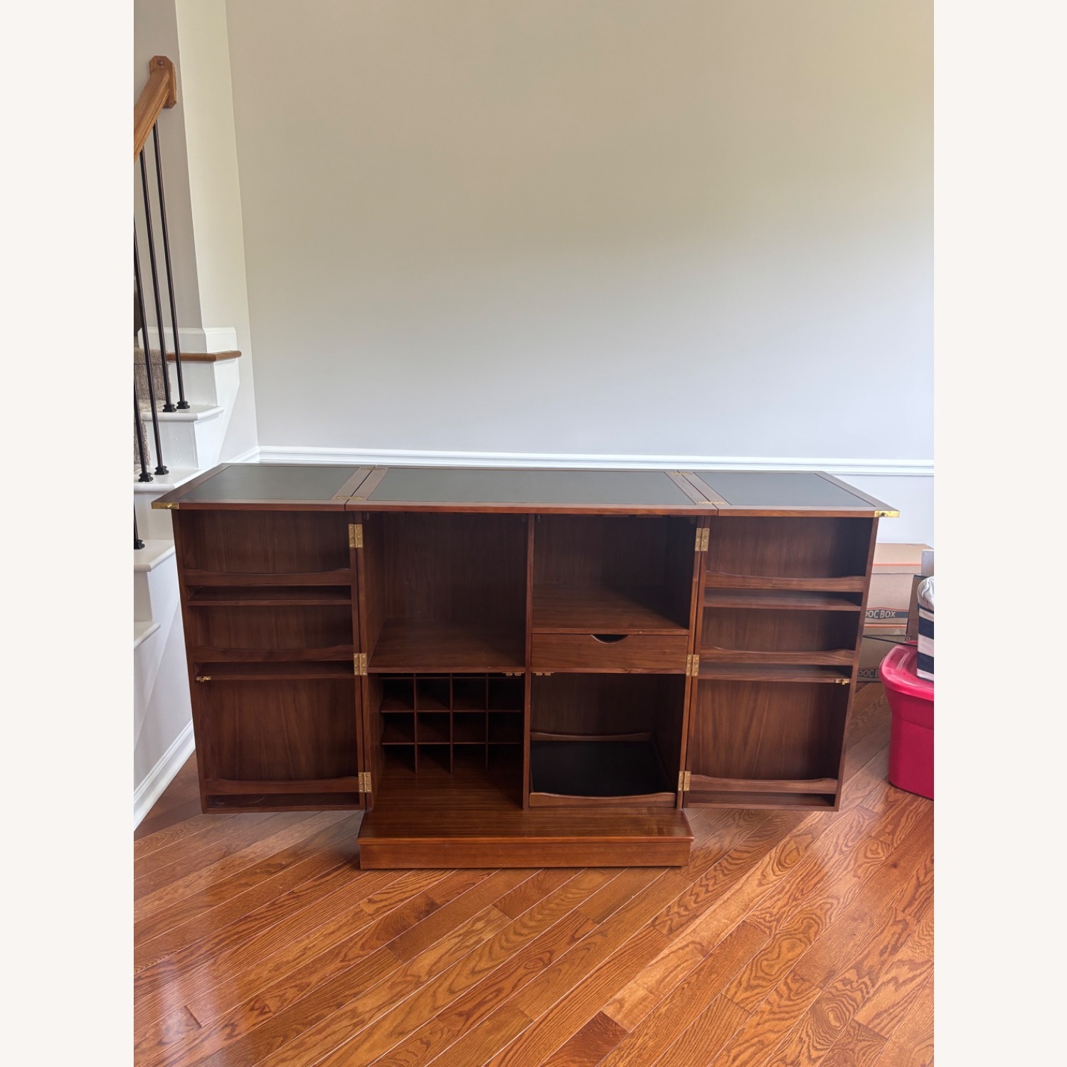 Crate and Barrel Maxine Bar Cabinet - image-2