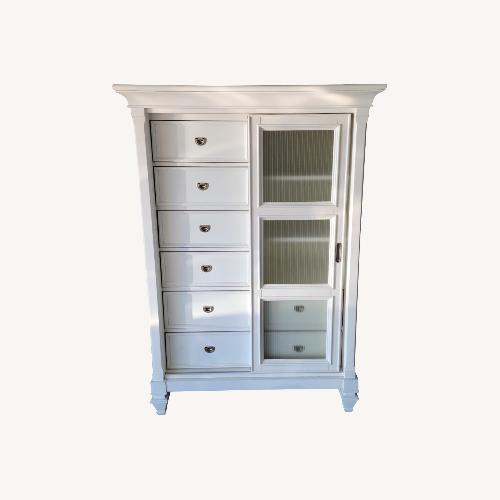 Used Belmar White Gentleman’s Chest for sale on AptDeco
