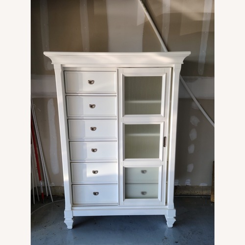 Used Belmar White Gentleman’s Chest for sale on AptDeco