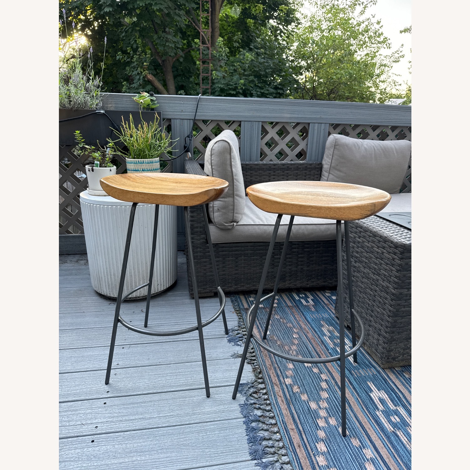 West Elm Alden Counter Stools - image-1