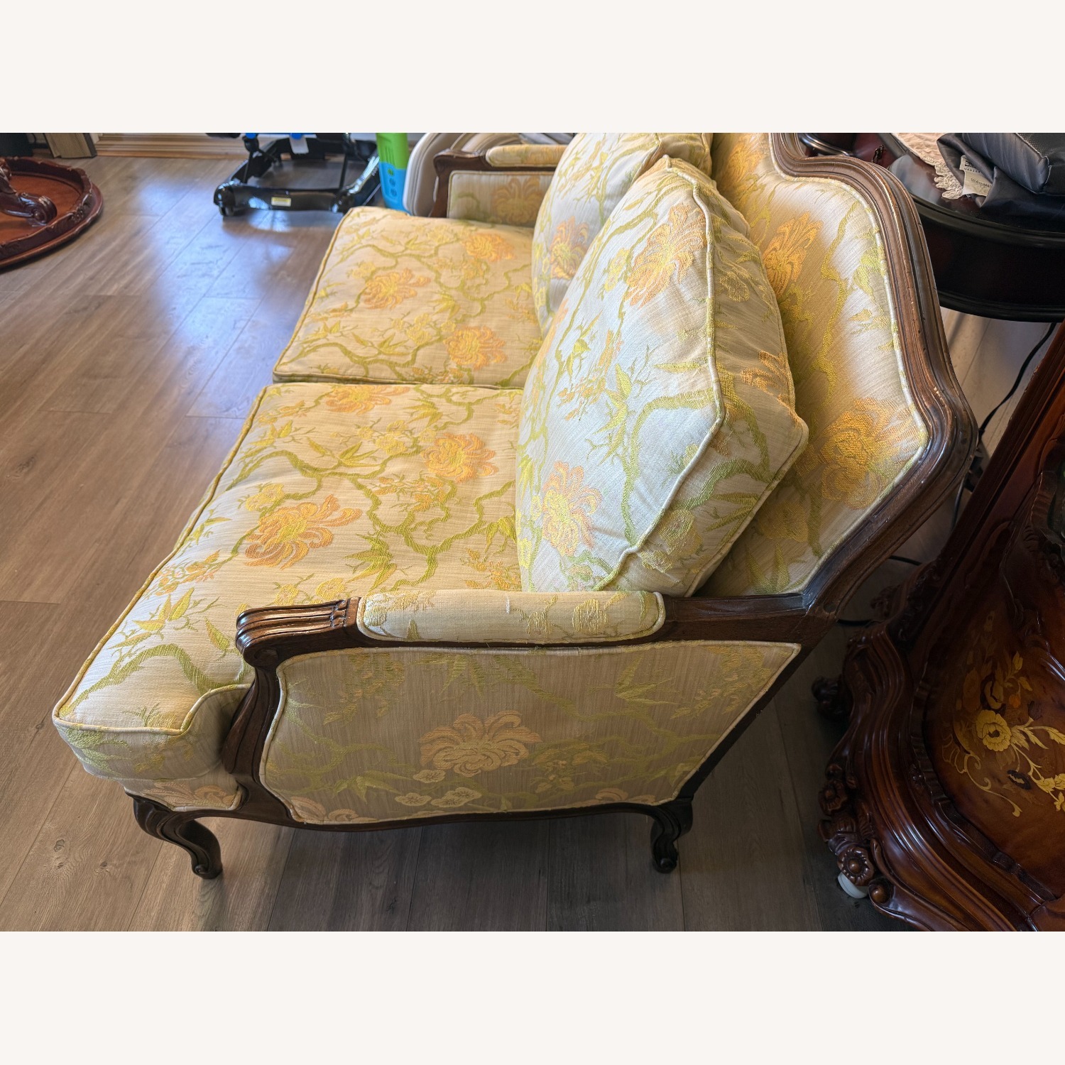 Collector's Mix Silk Loveseat by Hickory Chair - image-2