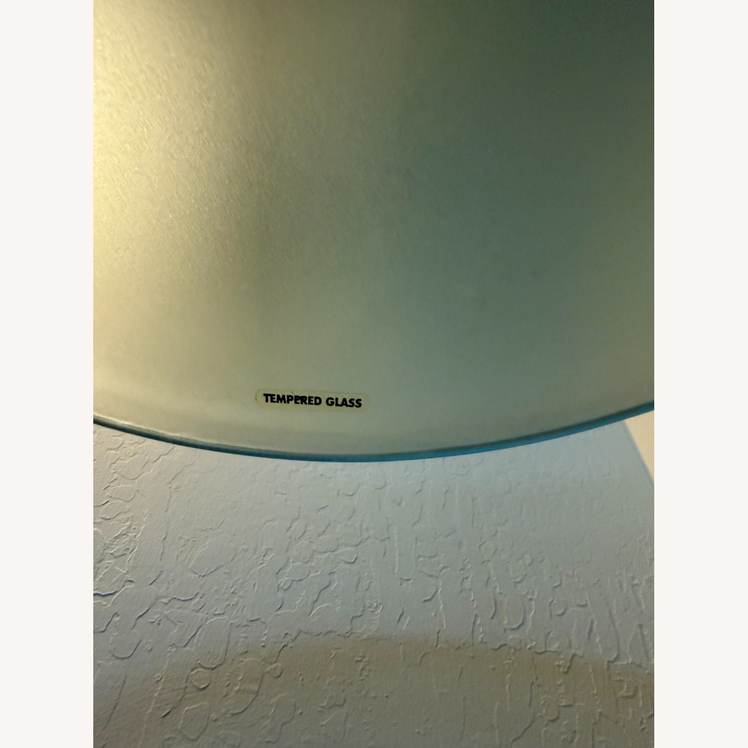 Glass Coffee Table with Wooden & Steel Legs - image-5