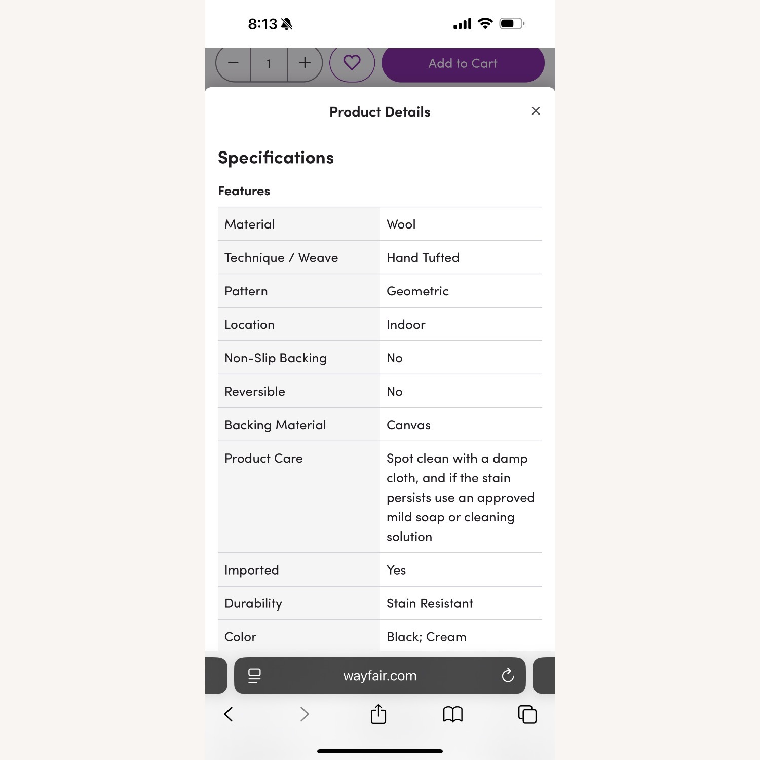 Caely Portobello Hand Made Rug 9X12 - image-11