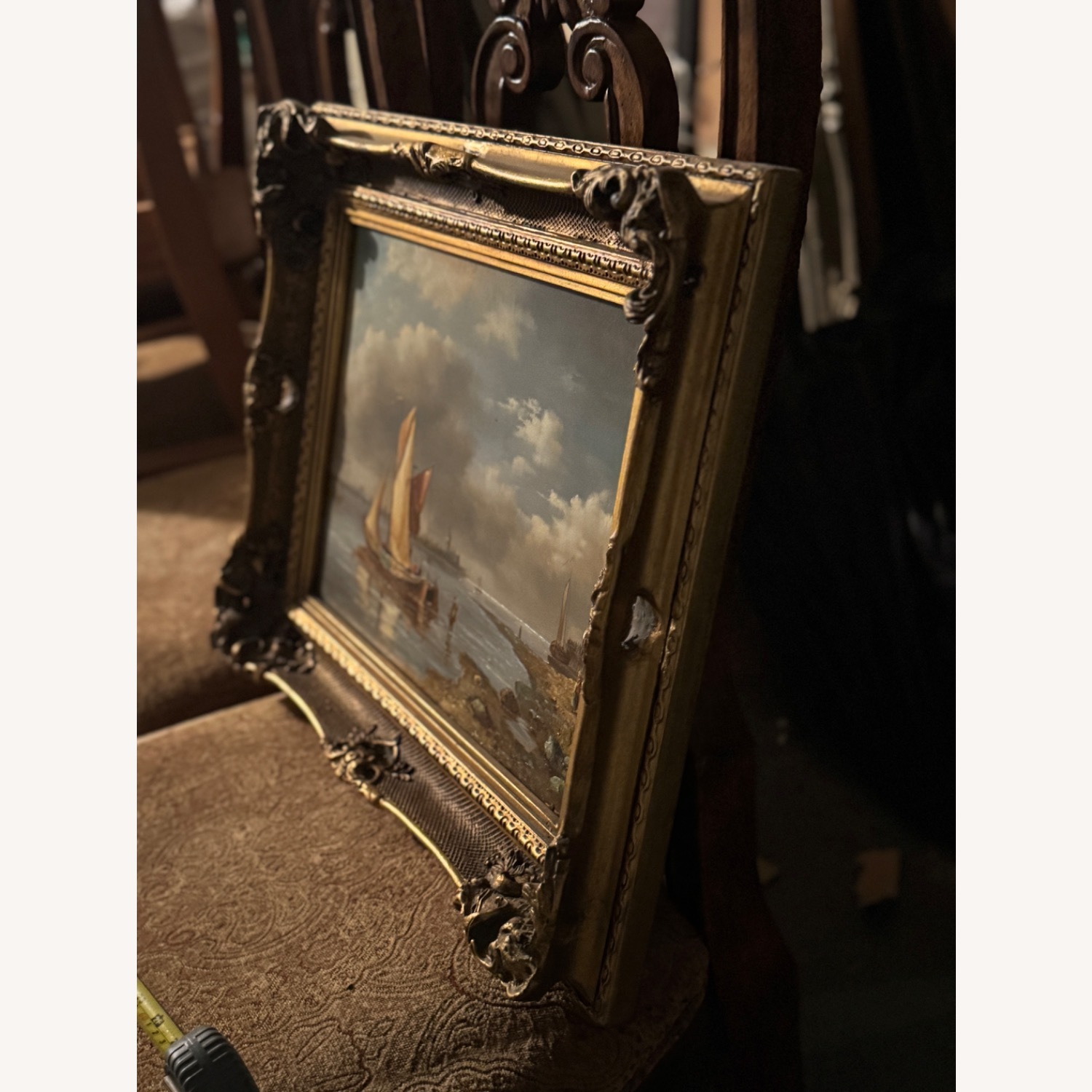 Vintage Framed Oil Painting - image-2