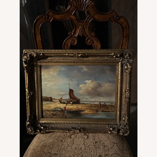 Used Vintage Framed Oil Painting for sale on AptDeco