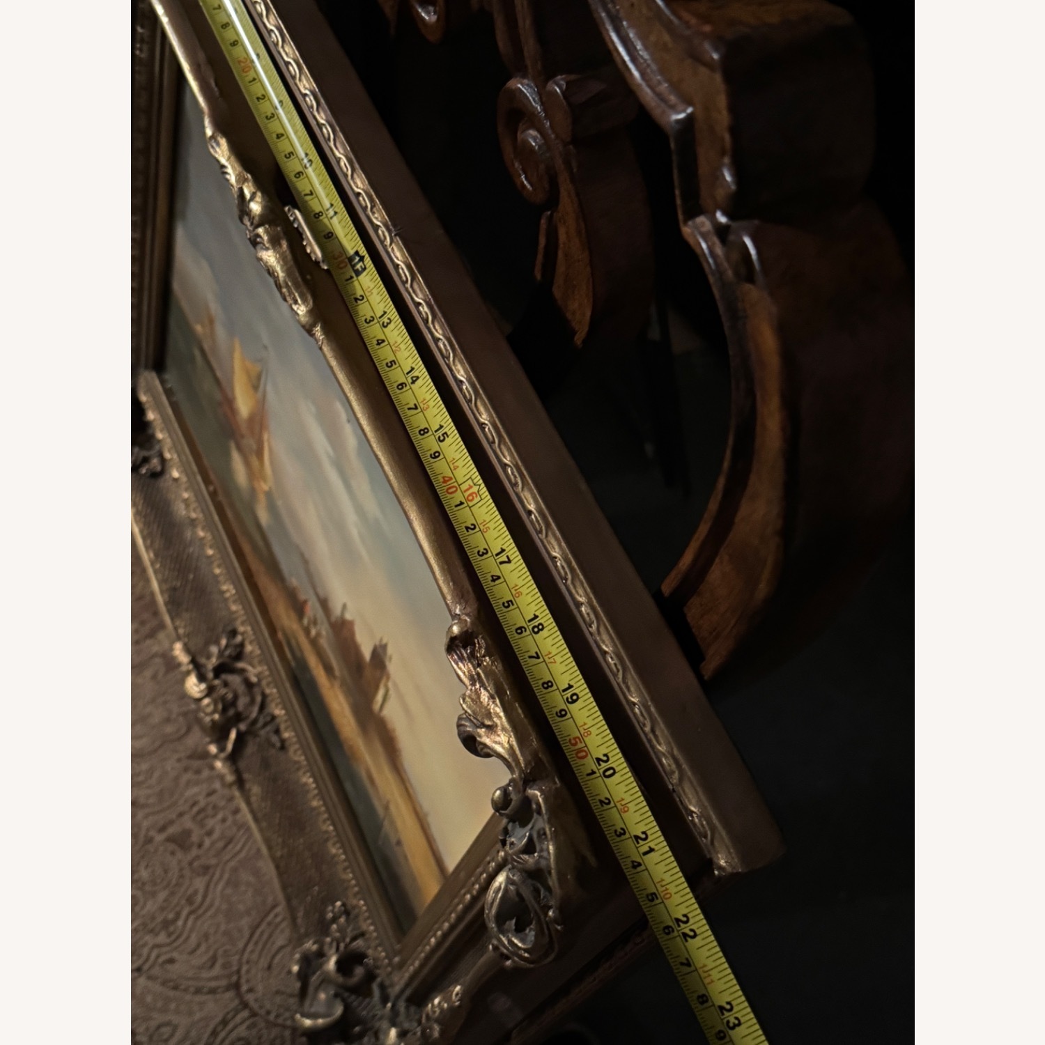 Vintage Framed Oil Painting - image-3