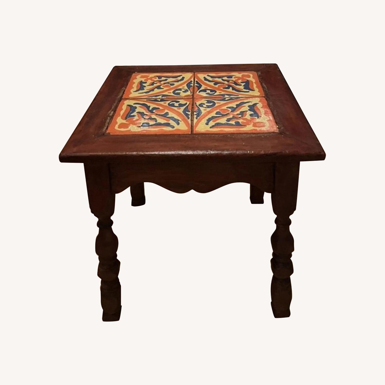 1920S D&M Spanish Revival California Tile Table - image-0