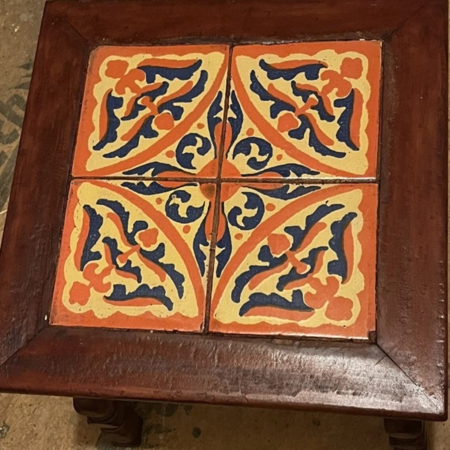 1920S D&M Spanish Revival California Tile Table - image-5