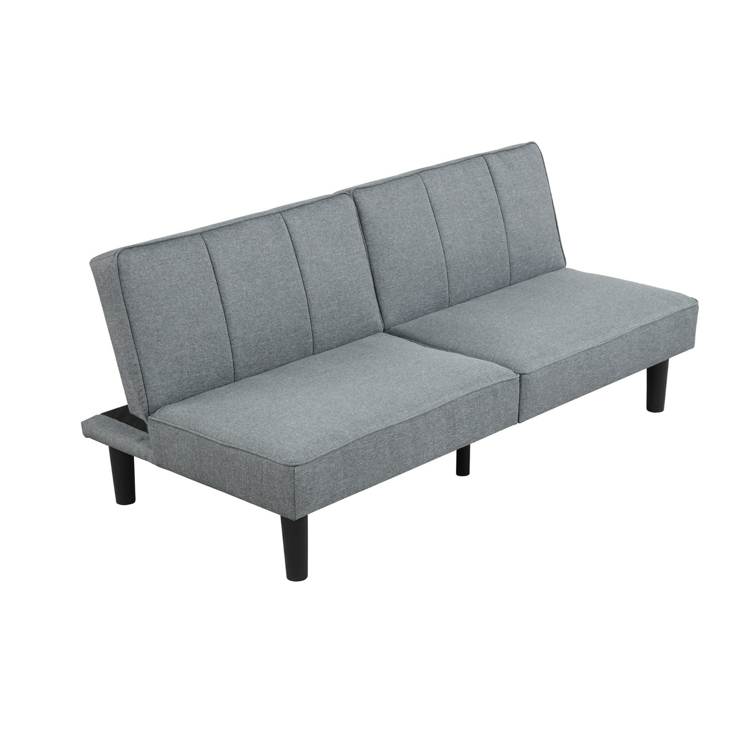 Walmart Gray Futon  - image-4