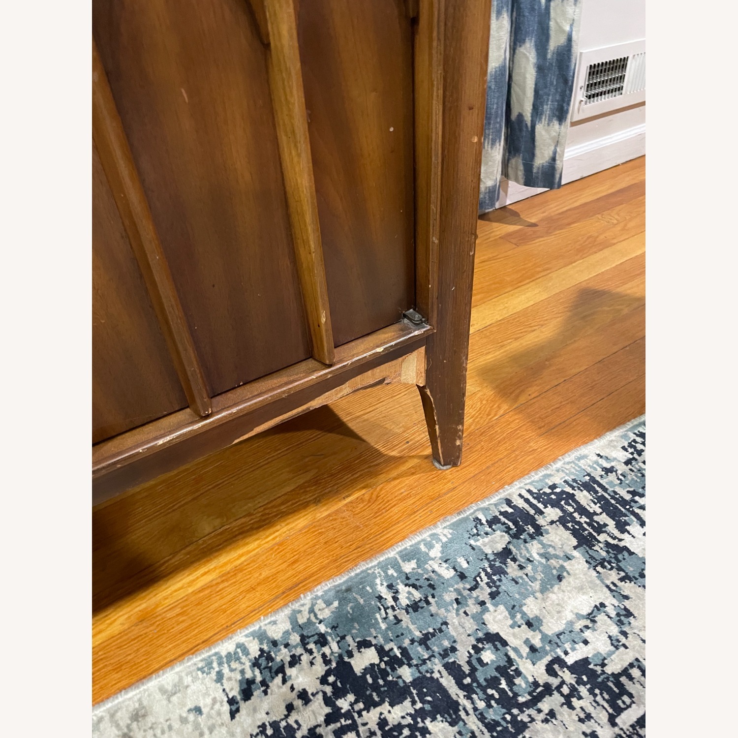 Mid Century Modern Wood Console with Granite Top - image-7
