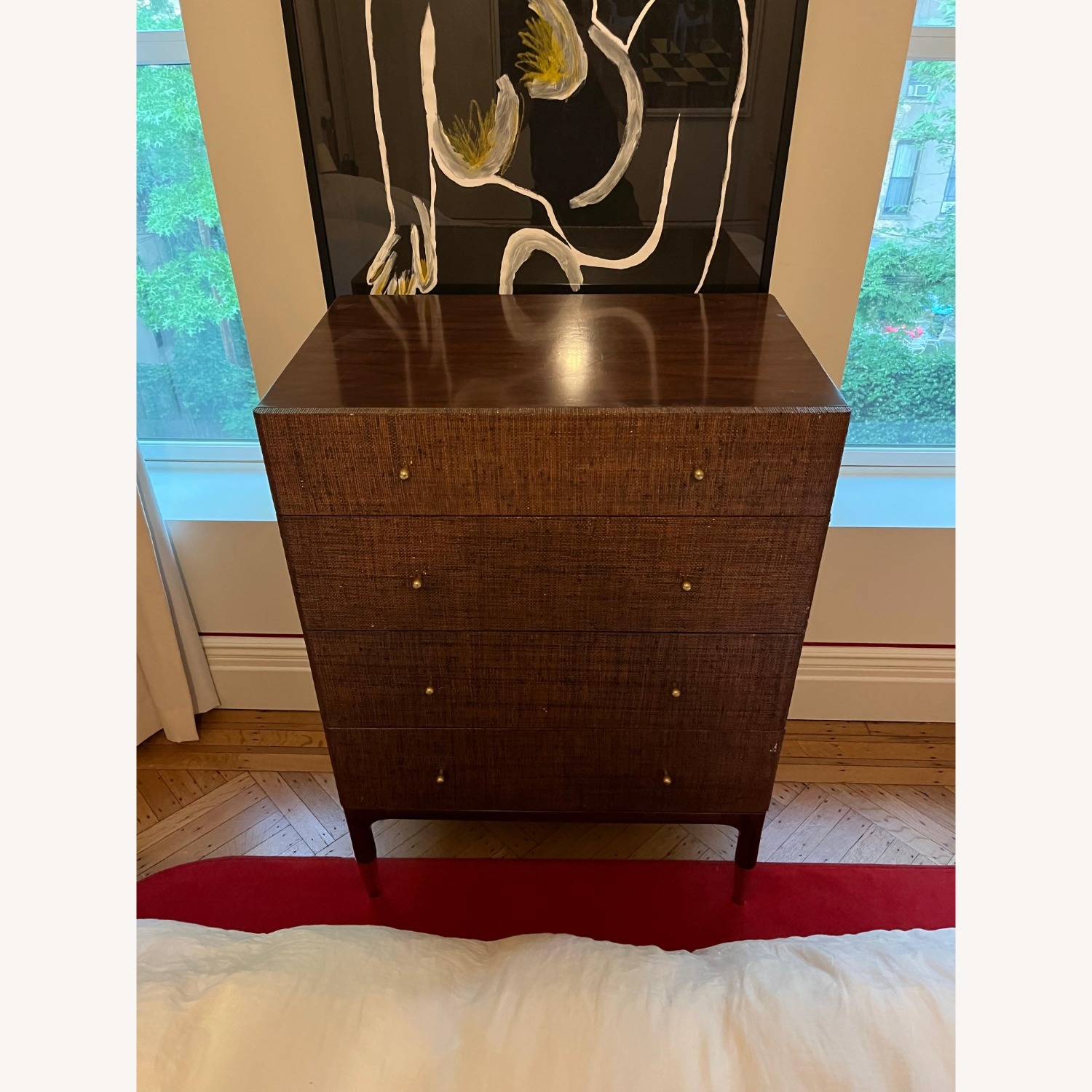 CB2 Zane 4-Drawer Woven Raffia Dresser - image-2