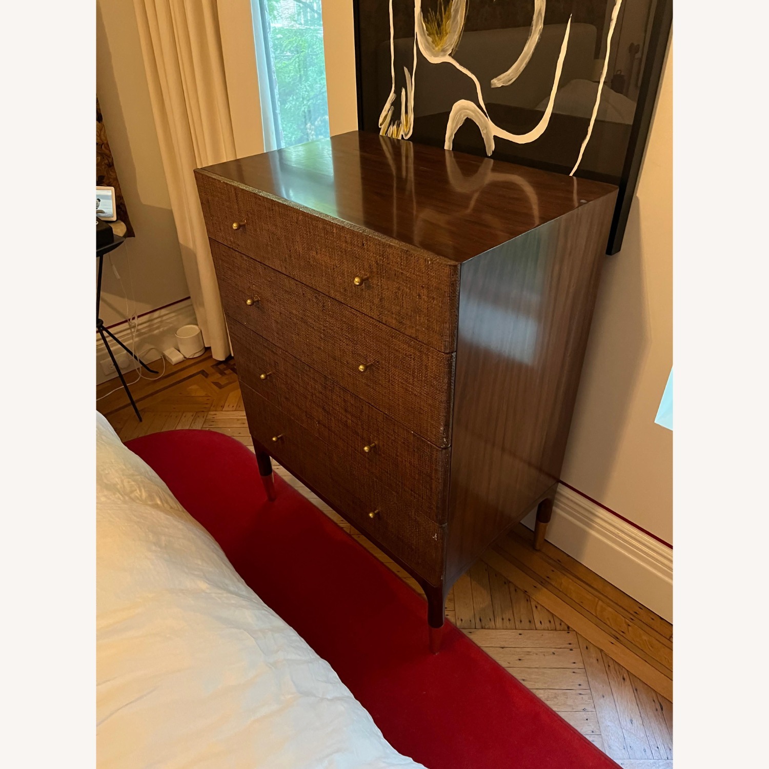 CB2 Zane 4-Drawer Woven Raffia Dresser - image-5