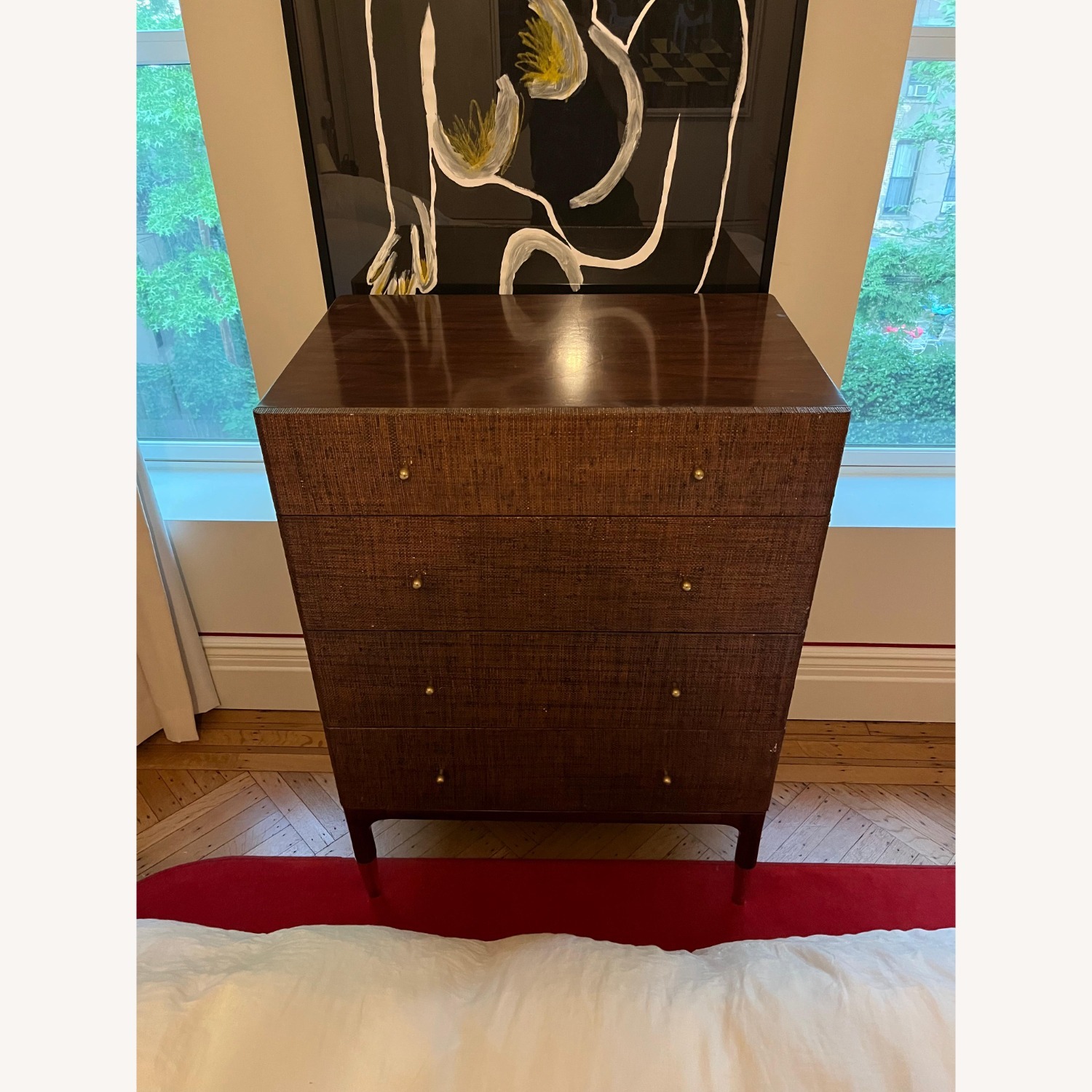 CB2 Zane 4-Drawer Woven Raffia Dresser - image-4