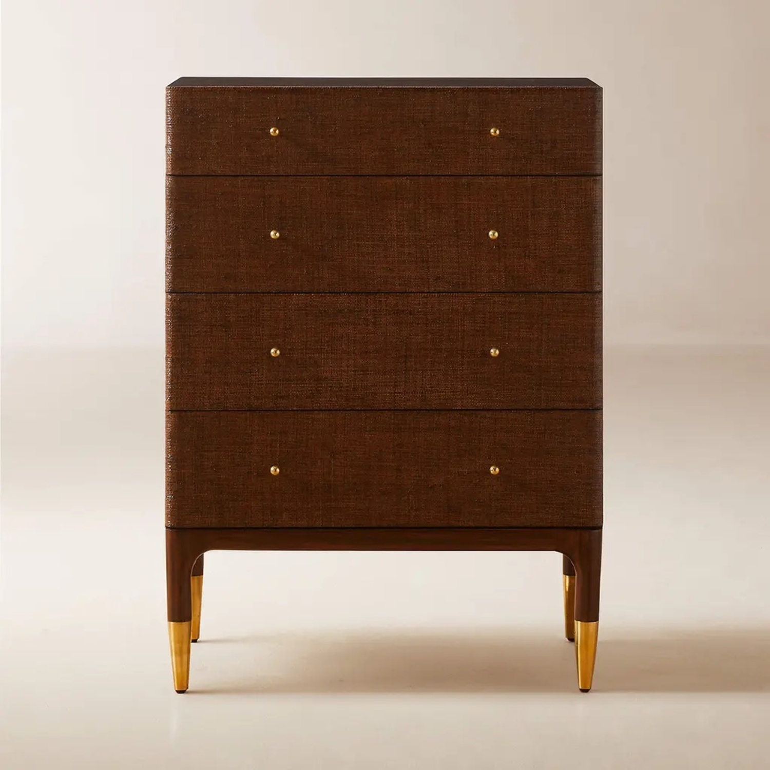 CB2 Zane 4-Drawer Woven Raffia Dresser - image-6