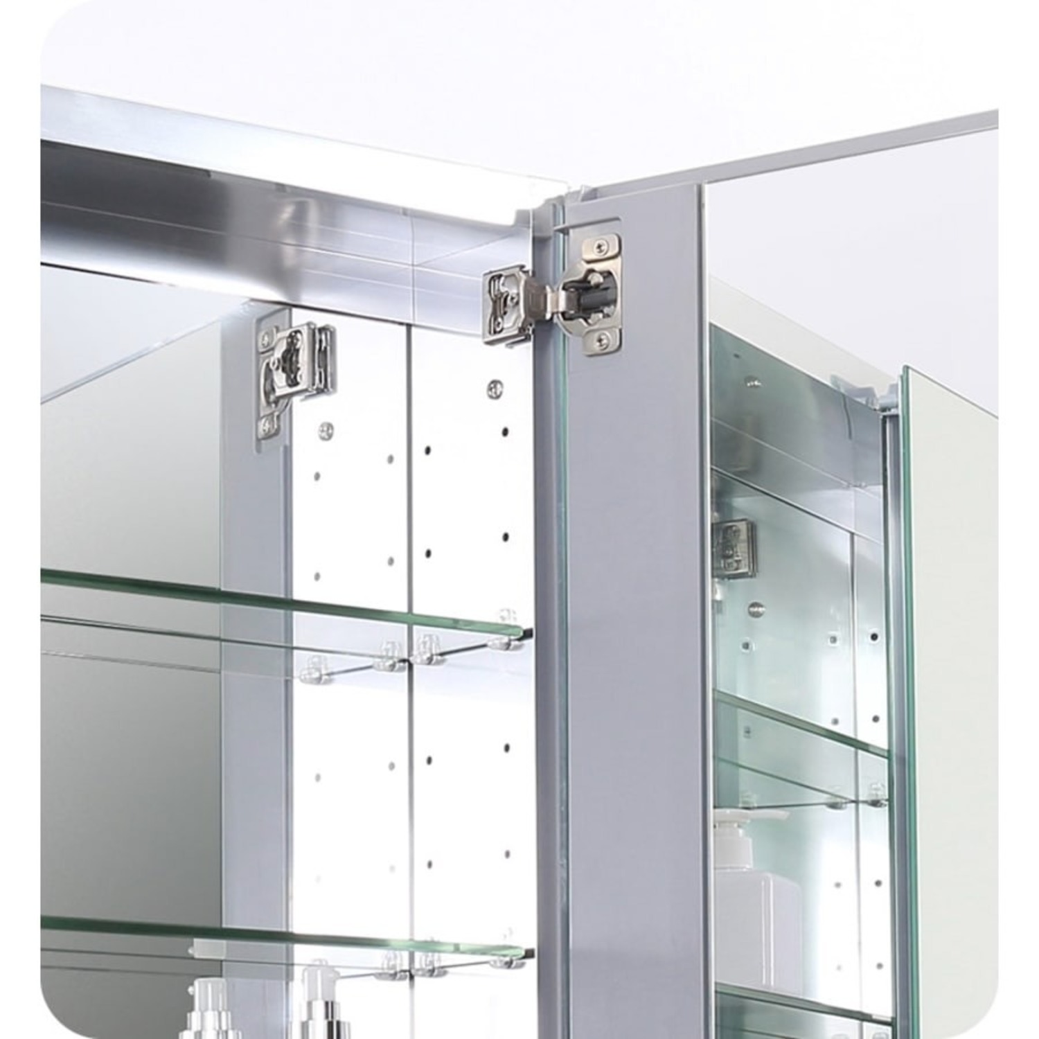 Fabulous 60” Triple Door Medicine Cabinet - image-3